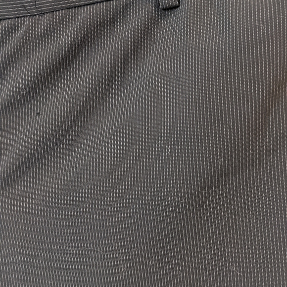 Express Editor Black Pinstripe Pants - Picture 6 of 6